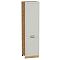Шкаф пенал с 2-мя дверцами Нео (Каркас П 600Н) Grey Silk/Дуб Вотан 2336*600*576