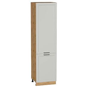 Шкаф пенал с 2-мя дверцами Нео (Каркас П 600Н) Grey Silk/Дуб Вотан 2336*600*576