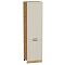 Шкаф пенал с 2-мя дверцами Нео (Каркас ШП 600Н) Cream Silk/Дуб Вотан 2336*600*576