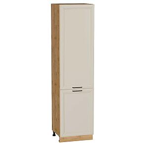 Шкаф пенал с 2-мя дверцами Нео (Каркас ШП 600Н) Cream Silk/Дуб Вотан 2336*600*576