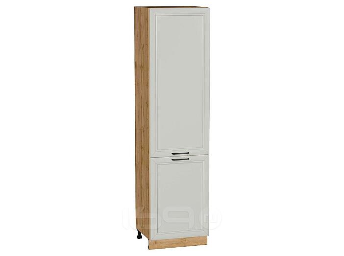 Шкаф пенал с 2-мя дверцами Нео (Каркас ШП 600Н) Grey Silk/Дуб Вотан 2336*600*576