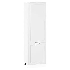 Шкаф пенал с 2-мя дверцами Нео White Silk/Белый 2132*600*576