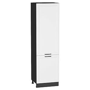 Шкаф пенал с 2-мя дверцами Нео White Silk/Graphite 2132*600*576