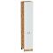 Шкаф пенал с 2-мя дверцами Ницца Белый/Дуб Вотан 2132*400*574