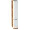 Шкаф пенал с 2-мя дверцами Ницца Blanco/Дуб Вотан 2336*400*574