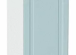Шкаф пенал с 2-мя дверцами Ницца Голубой/Белый 2336*400*574