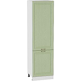 Шкаф пенал с 2-мя дверцами Ницца ШП 600 (для верхних шкафов высотой 720) Дуб оливковый-Белый