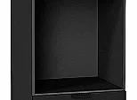 Шкаф пенал с 2-мя дверцами под технику Евро Антрацит / Graphite 2132*600*574