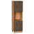 Шкаф пенал с 2-мя дверцами под технику Флэт Brown Casella Oak 2S/Дуб Вотан 2132*600*574