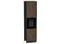 Шкаф пенал с 2-мя дверцами под технику Флэт Brown Casella Oak 2S/Graphite 2336*600*574
