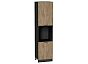 Шкаф пенал с 2-мя дверцами под технику Флэт Natural Casella Oak 2S/Graphite 2336*600*574