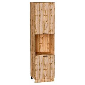 Шкаф пенал с 2-мя дверцами под технику Флэт Wotan Oak 2S/Дуб Вотан 2336*600*574