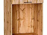 Шкаф пенал с 2-мя дверцами под технику Флэт Wotan Oak 2S/Дуб Вотан 2336*600*574