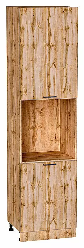 Шкаф пенал с 2-мя дверцами под технику Флэт Wotan Oak 2S/Дуб Вотан 2336*600*574