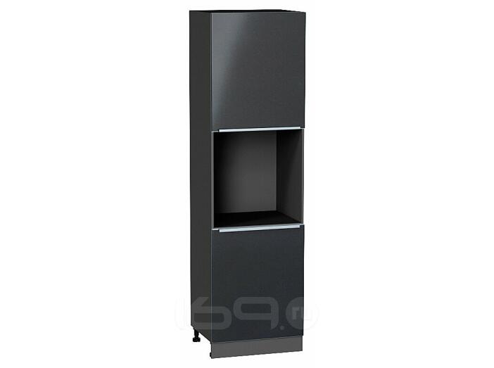 Шкаф пенал с 2-мя дверцами под технику Фьюжн Anthracite Graphite 2132*600*576