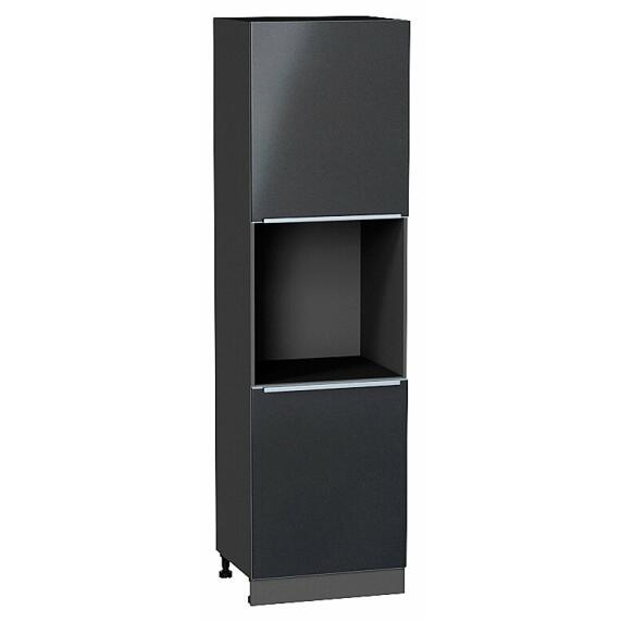 Шкаф пенал с 2-мя дверцами под технику Фьюжн Anthracite Graphite 2132*600*576
