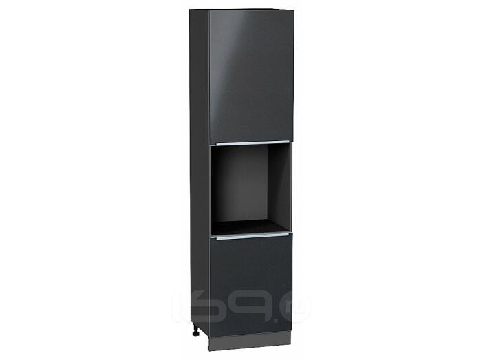 Шкаф пенал с 2-мя дверцами под технику Фьюжн Anthracite Graphite 2336*600*576