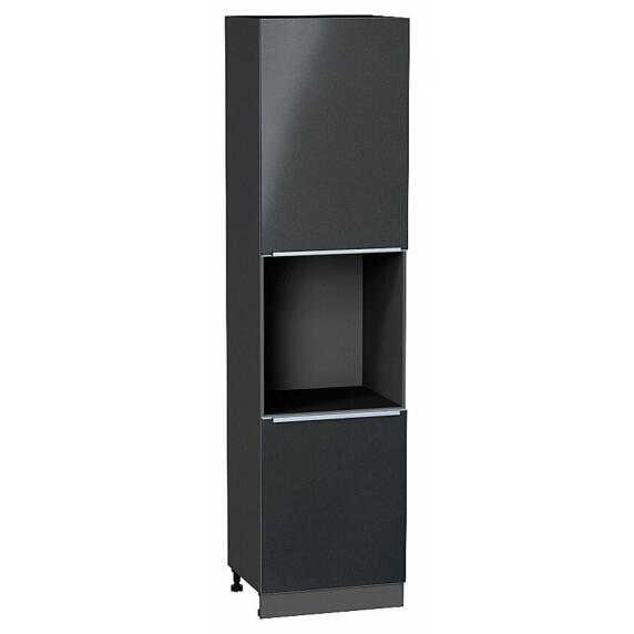 Шкаф пенал с 2-мя дверцами под технику Фьюжн Anthracite Graphite 2336*600*576