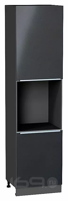 Шкаф пенал с 2-мя дверцами под технику Фьюжн Anthracite Graphite 2336*600*576