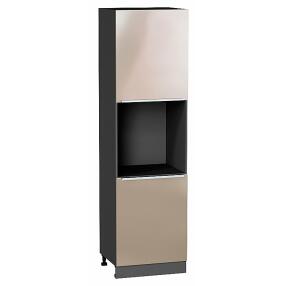 Шкаф пенал с 2-мя дверцами под технику Фьюжн Gallant Graphite 2132*600*576