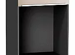 Шкаф пенал с 2-мя дверцами под технику Фьюжн Gallant Graphite 2336*600*576