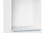 Шкаф пенал с 2-мя дверцами под технику Фьюжн Silky White Белый 2132*600*576