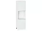 Шкаф пенал с 2-мя дверцами под технику Фьюжн Silky White Белый 2132*600*576