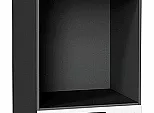 Шкаф пенал с 2-мя дверцами под технику Глетчер Айленд Силк Graphite 2132*600*574