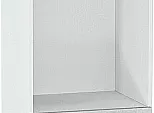 Шкаф пенал с 2-мя дверцами под технику Лофт Nordic Oak/Белый 2132*600*576