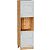 Шкаф пенал с 2-мя дверцами под технику Лофт Nordic Oak/Дуб Вотан 2132*600*576