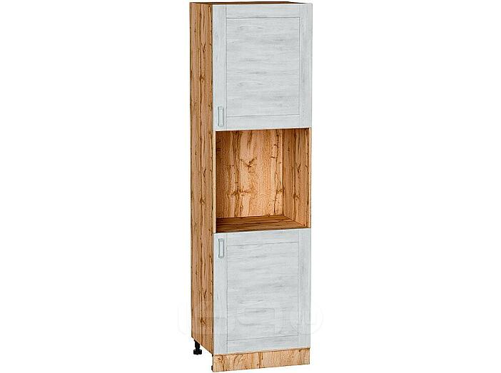 Шкаф пенал с 2-мя дверцами под технику Лофт Nordic Oak/Дуб Вотан 2132*600*576