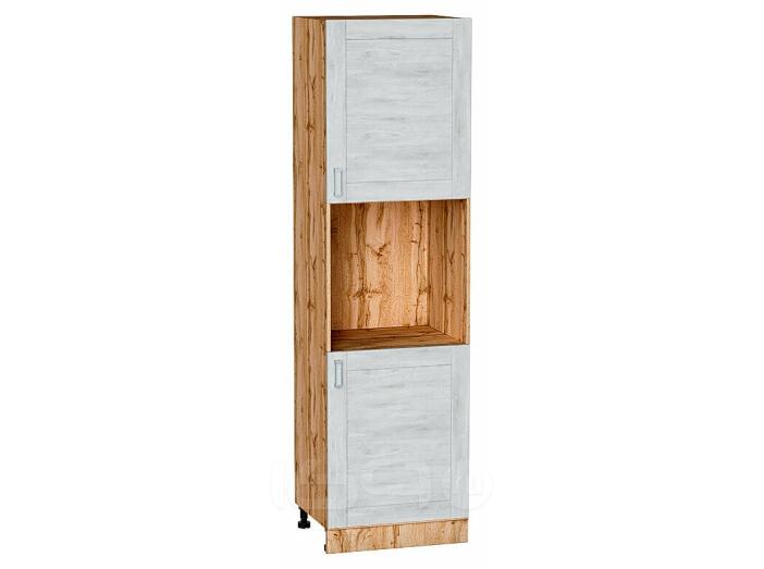 Шкаф пенал с 2-мя дверцами под технику Лофт Nordic Oak/Дуб Вотан 2132*600*576