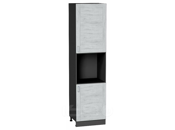 Шкаф пенал с 2-мя дверцами под технику Лофт Nordic Oak/Graphite 2336*600*576