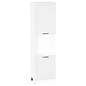 Шкаф пенал с 2-мя дверцами под технику Нео White Silk/Белый 2336*600*576