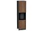 Шкаф пенал с 2-мя дверцами под технику Шале Brown Dreamline Graphite 2336*600*576