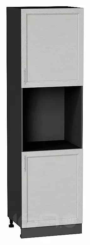 Шкаф пенал с 2-мя дверцами под технику Сканди Cappuccino Softwood Graphite 2132*600*576