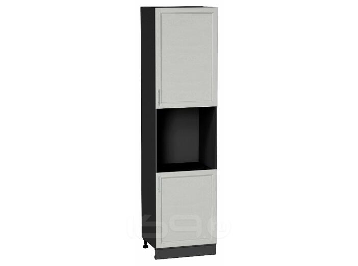 Шкаф пенал с 2-мя дверцами под технику Сканди Cappuccino Softwood Graphite 2336*600*576
