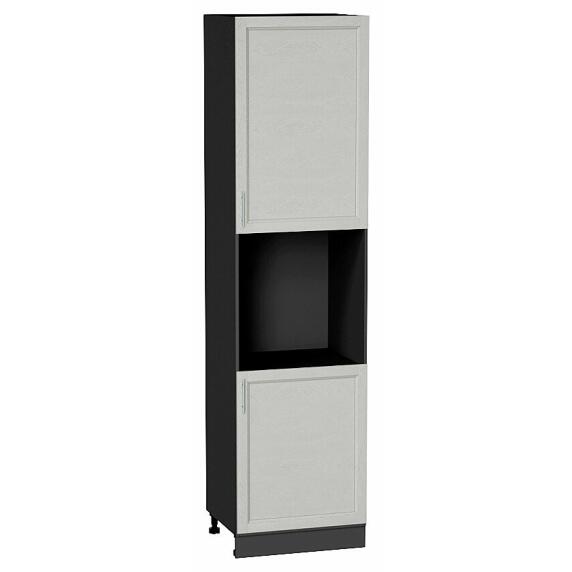 Шкаф пенал с 2-мя дверцами под технику Сканди Cappuccino Softwood Graphite 2336*600*576