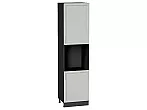 Шкаф пенал с 2-мя дверцами под технику Сканди Cappuccino Softwood Graphite 2336*600*576