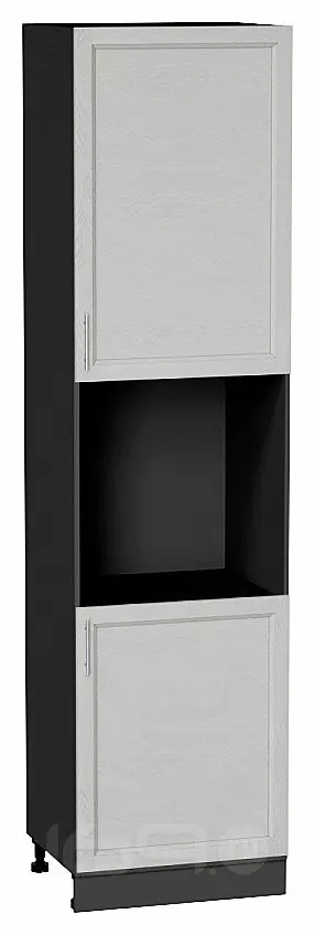 Шкаф пенал с 2-мя дверцами под технику Сканди Cappuccino Softwood Graphite 2336*600*576