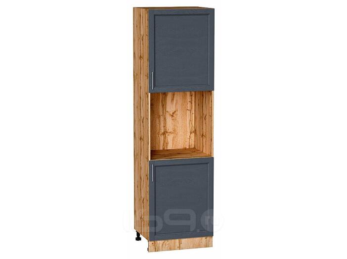 Шкаф пенал с 2-мя дверцами под технику Сканди Graphite Softwood Дуб Вотан 2132*600*576