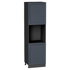 Шкаф пенал с 2-мя дверцами под технику Сканди Graphite Softwood Graphite 2132*600*576