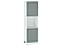 Шкаф пенал с 2-мя дверцами под технику Сканди Grey Softwood Белый 2132*600*576