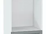 Шкаф пенал с 2-мя дверцами под технику Сканди Grey Softwood Белый 2132*600*576