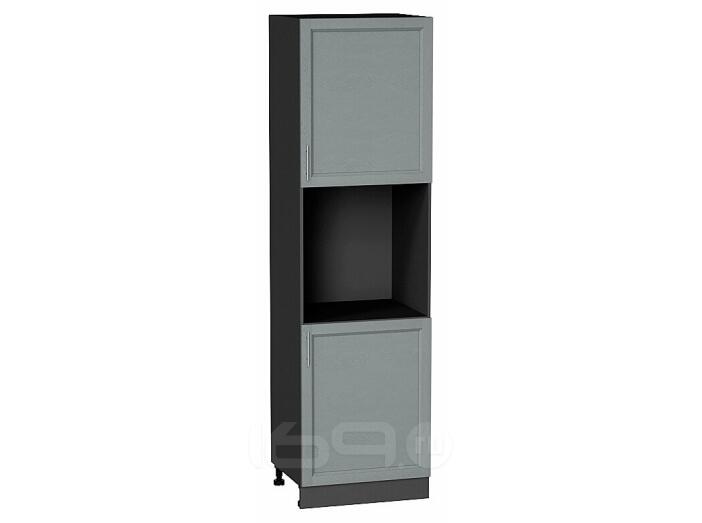 Шкаф пенал с 2-мя дверцами под технику Сканди Grey Softwood Graphite 2132*600*576