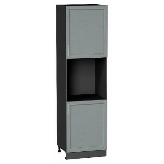 Шкаф пенал с 2-мя дверцами под технику Сканди Grey Softwood Graphite 2132*600*576