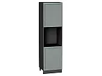 Шкаф пенал с 2-мя дверцами под технику Сканди Grey Softwood Graphite 2132*600*576