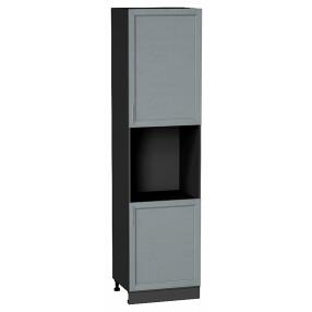 Шкаф пенал с 2-мя дверцами под технику Сканди Grey Softwood Graphite 2336*600*576