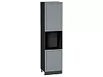 Шкаф пенал с 2-мя дверцами под технику Сканди Grey Softwood Graphite 2336*600*576