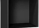 Шкаф пенал с 2-мя дверцами под технику Сканди White Silkwood/Graphite 2132*600*576